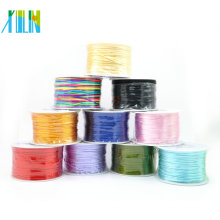 Cordón de nylon del cordón de Rattail de 7 # Satén 2.0mm Cordón de nylon de Corea para el collar y la pulsera DIY que hace en venta al por mayor, ZYL0005-7 #